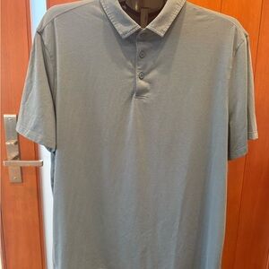Lululemon Men's Teal/Green Polo Shirt XL Dry Fit